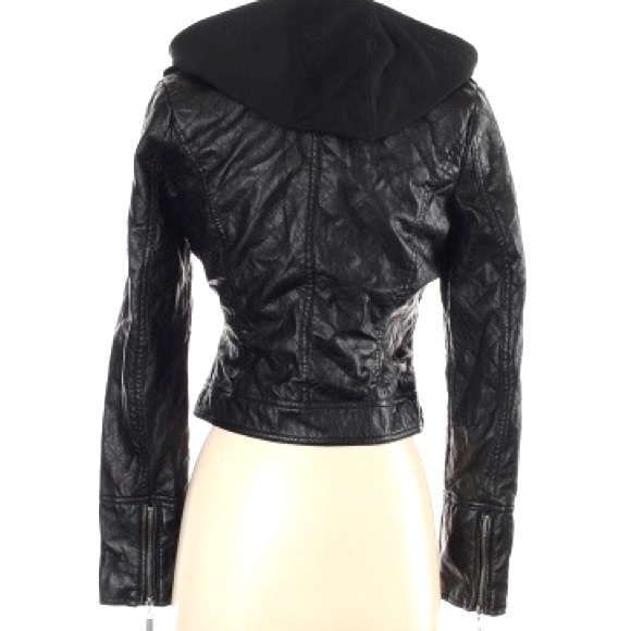 Faux Leather Moto Jacket - Picture 2 of 2